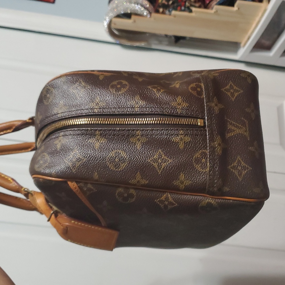 🇨🇵Louis Vuitton Signature Monogram Brown Deauville Large Handbag - Picture 11 of 17